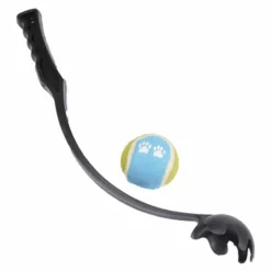 PARIS PRIX - Jouet pour chien "lanceur balle tennis" 48cm noir