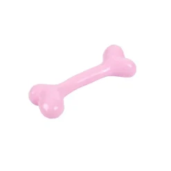 PARIS PRIX - Jouet pour chien os "puppy" 14cm rose