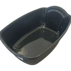 PET DESIGN - Samba maison de toilette a chat - bac a litiere - 56 x 40 x 39 cm - noir et blanc -