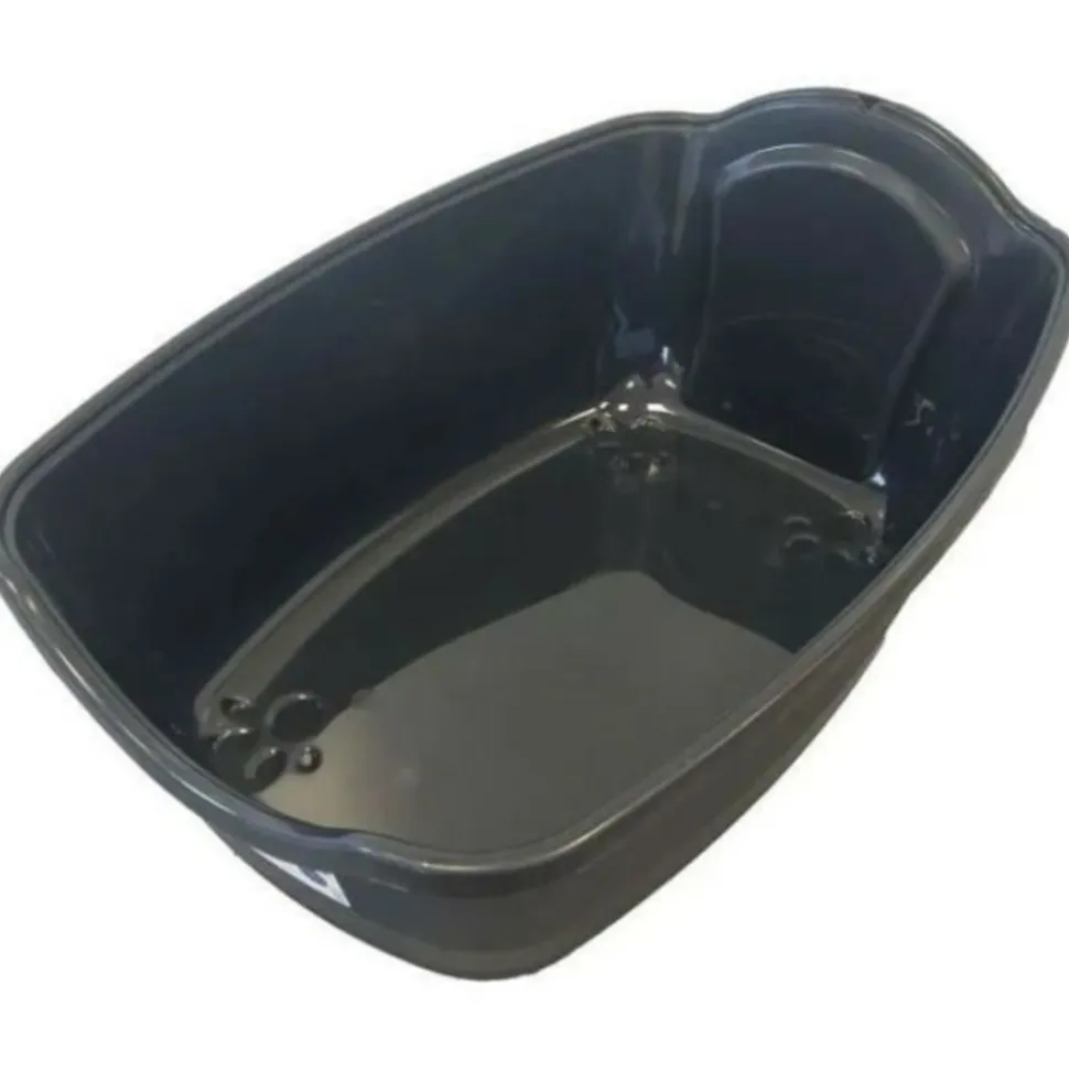 PET DESIGN - Samba maison de toilette a chat - bac a litiere - 56 x 40 x 39 cm - noir et blanc -