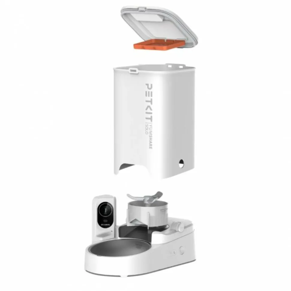 PETKIT - Yumshare solo distributeur de croquettes automatique connecté avec caméra 3l
