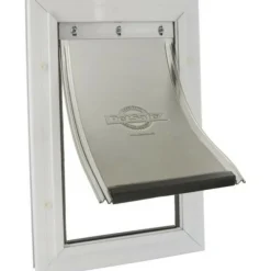 PETSAFE - - chatiere staywell résistante en aluminium pour gros chien , avec systeme de verrouillage, robuste, isolante - taille
