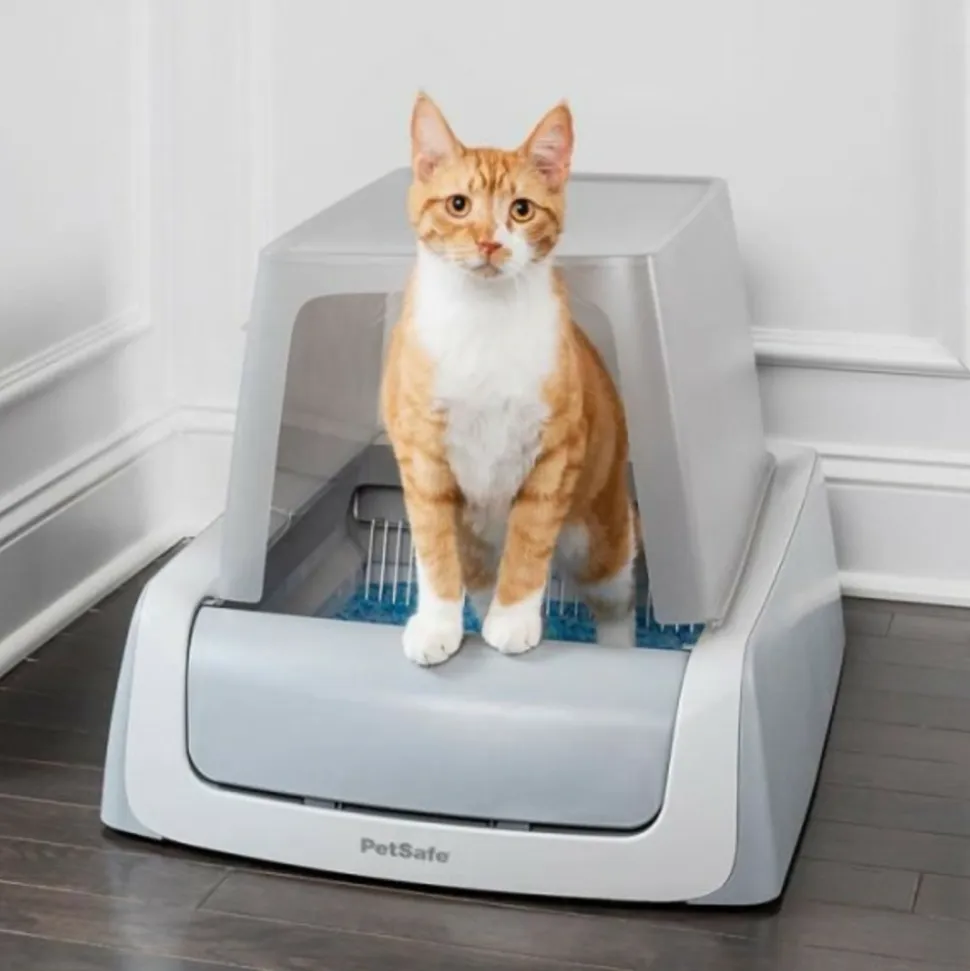 PETSAFE - Petsafe - bac a litiere auto-nettoyante scoopfree 1,5 et son couvercle