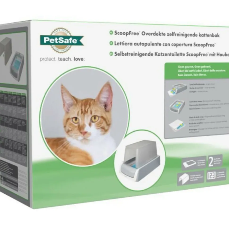 PETSAFE - Petsafe - bac a litiere auto-nettoyante scoopfree 1,5 et son couvercle