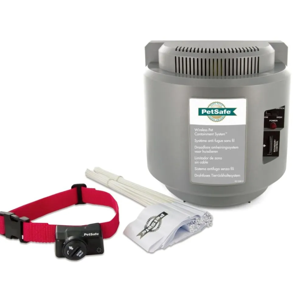 PETSAFE - Système de confinement sans fil pour animaux 3,6+ kg 55 m gris
