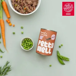 PETTY WELL - Pâtées boeuf & carottes pour chien 400g