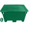 PLAST&AMP;AMP;#039;UP ROTOMOULAGE - Bac de stockage de denrées animales/multi-usages 200l avec grenouillères+cadenas