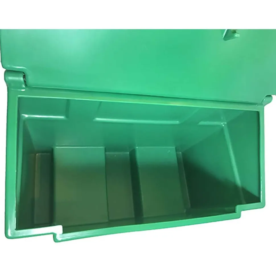 PLAST'UP ROTOMOULAGE - Bac de stockage de denrées animales/multi-usages 200l avec grenouillères+cadenas