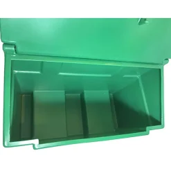 PLAST'UP ROTOMOULAGE - Bac de stockage de denrées animales/multi-usages 200l avec grenouillères