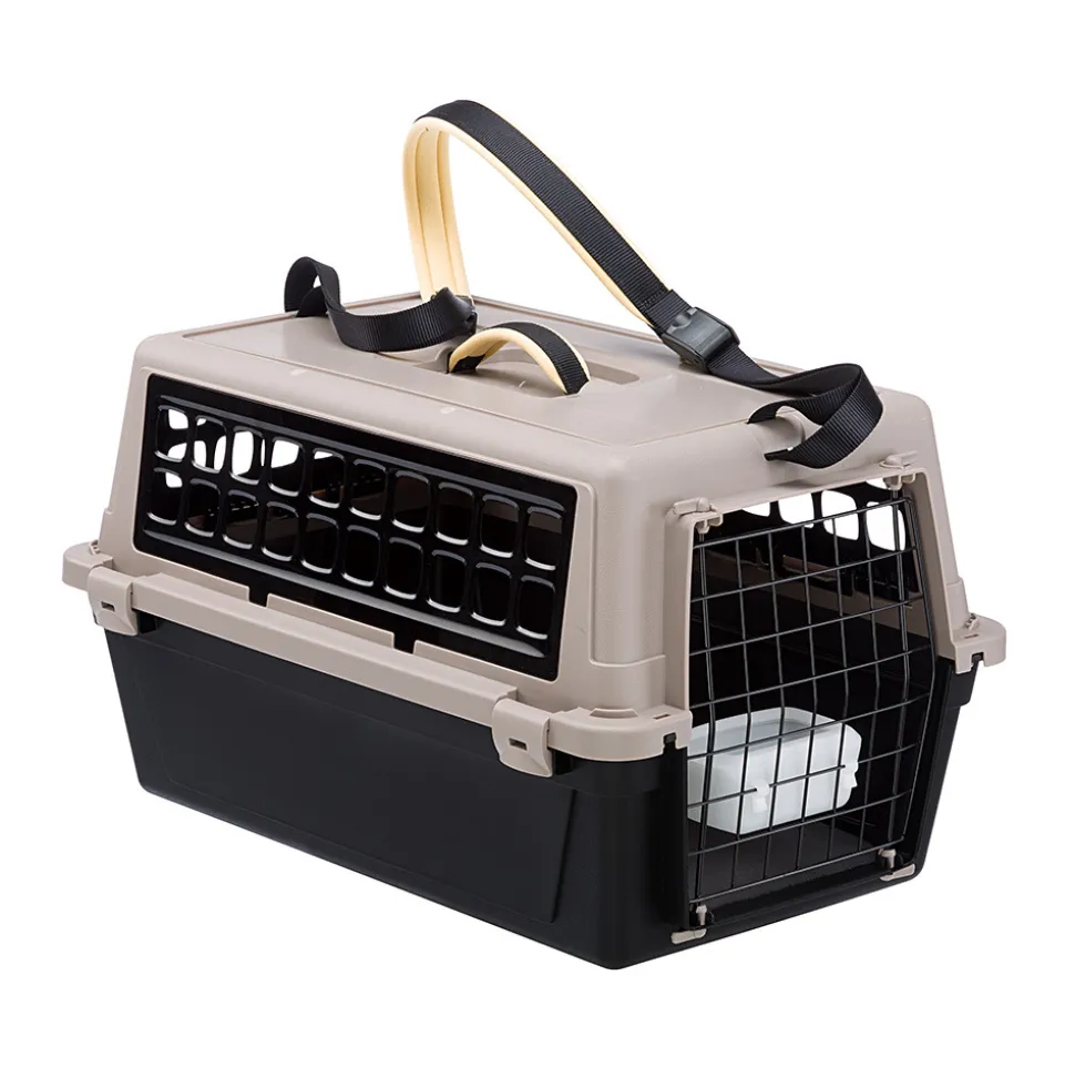 Porte-chiens chats voyage ferplast atlas trendy plus avec bandoulière 2 couleurs