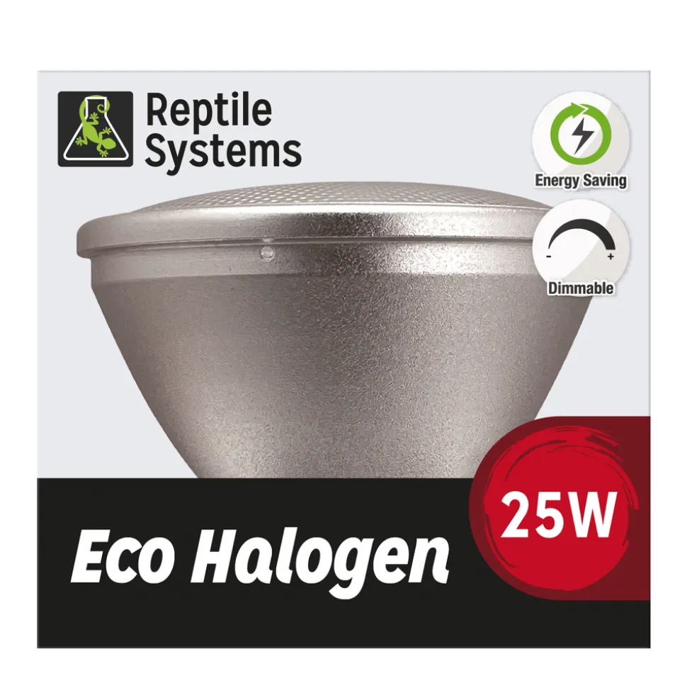 REPTILE SYSTEMS - Kit Lampe eco halogène rouge pour terrarium 25W