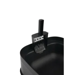 ROTHO - - maison toilette pour chat 50 x 38x 40 cm - bac a litiere - anthracite