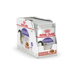 ROYAL CANIN - Bouchées sauce chat stérilisé de 1 à 7 ans Sterilised 12x85g