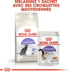 ROYAL CANIN - Croquettes chat Adulte stérilisé de 1 à 7 ans Sterilised 10kg