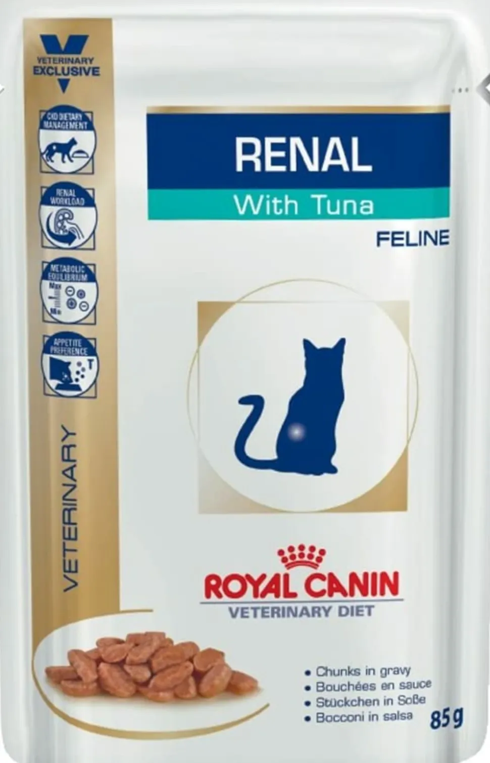 ROYAL CANIN - Patée chat veterinary cat renal thon - royal canin 12*85 g