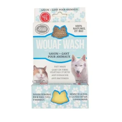 SCALA - Savon + gant bio wouaf wash pour tous les animaux