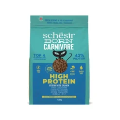 SCHESIR - Croquette chat hareng et saumon - schesir born carnivore 1,25 kg