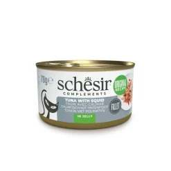 SCHESIR - Gelee thon/calamars schesir chat 70 g