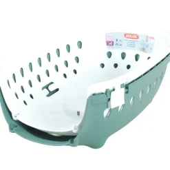 STEFANPLAST - Cage de transport smart chic verte max 6 kg pour petit chien et chat
