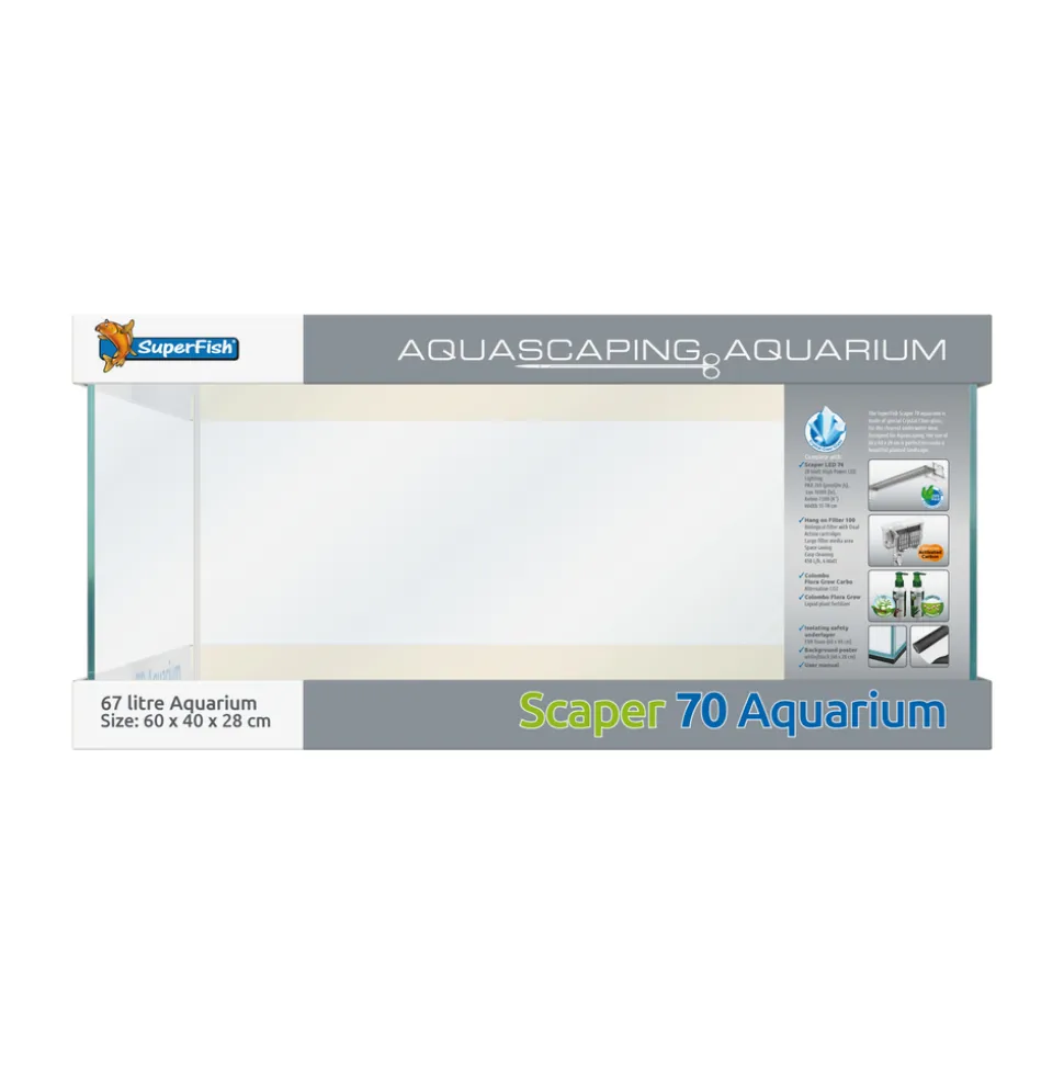 SUPERFISH - Aquarium Scaper 70, éclairage LED - L.60xP.40xH.28cm