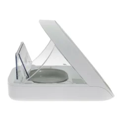 Surefeed distributeur de nourriture a puce electronique blanc pour chat et chien - pour croquettes ou alimentation humide