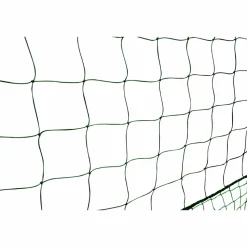 SWEEEK - Kit filet clôtures pour poules 50m avec 14 piquets double pointes. Modulable. Porte d'accès. Sardines incluses