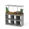 TERRATLANTIS - Terrarium et Meuble Standard Béton L.118xP.45xH.60cm