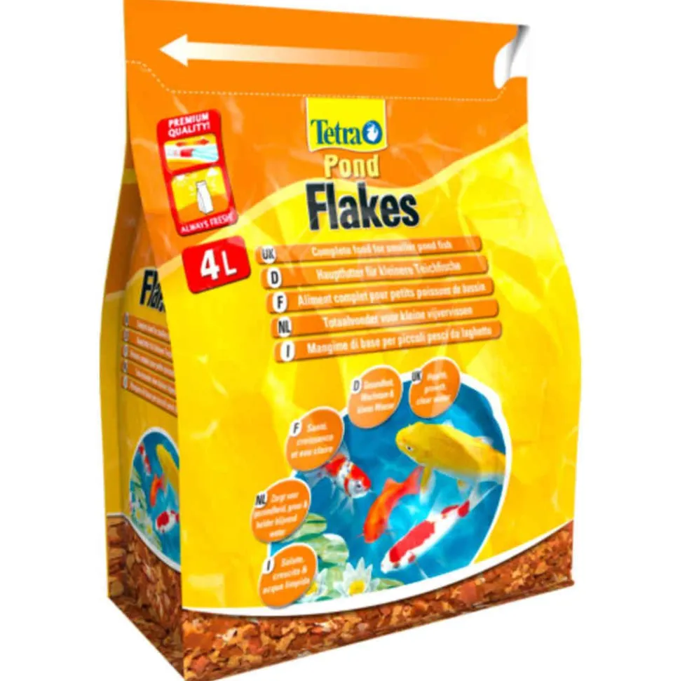 TETRA - Aliment pour poissons jeunes et petite taille Tetrapond : flocons 4L