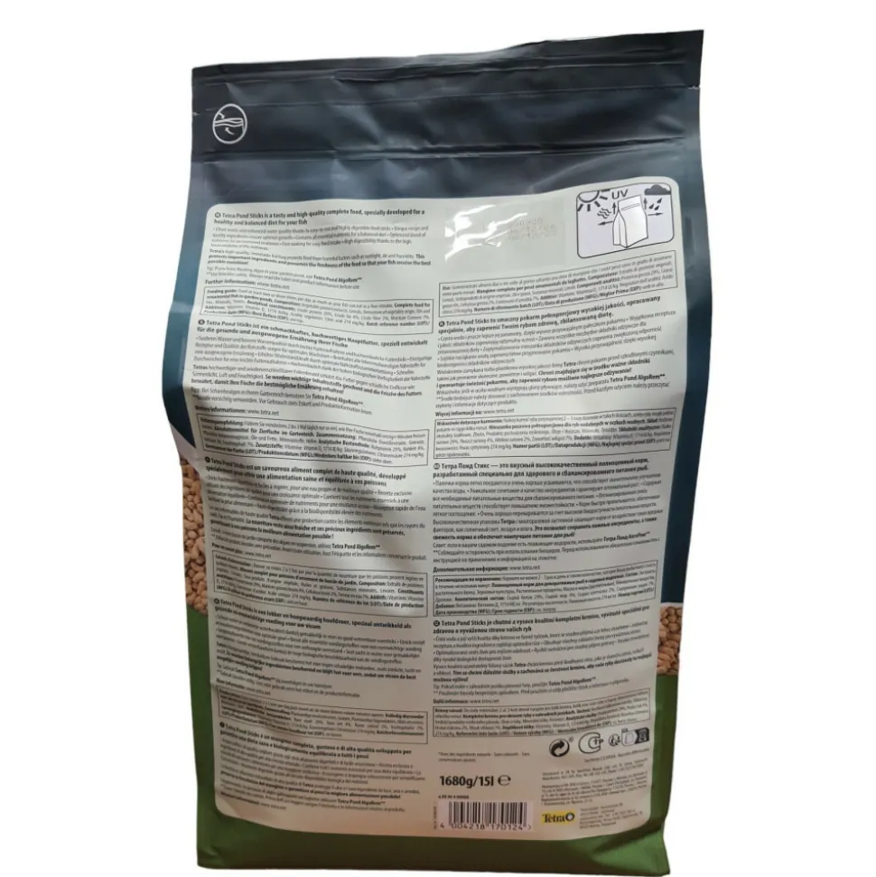 TETRA - Pond sticks sac de 15 litres 1.680 kg tetra pour poisson d'ornement de bass