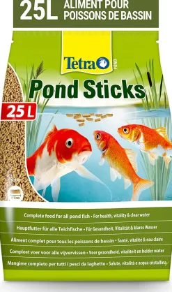TETRA - Pond sticks sac de 15 litres 1.680 kg tetra pour poisson d'ornement de bass