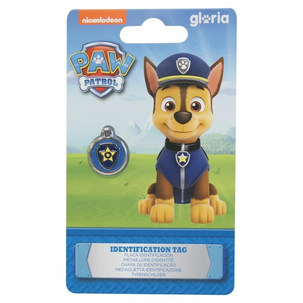 THE PAW PATROL - Plaque d'identification pour collier the paw patrol chase taille s