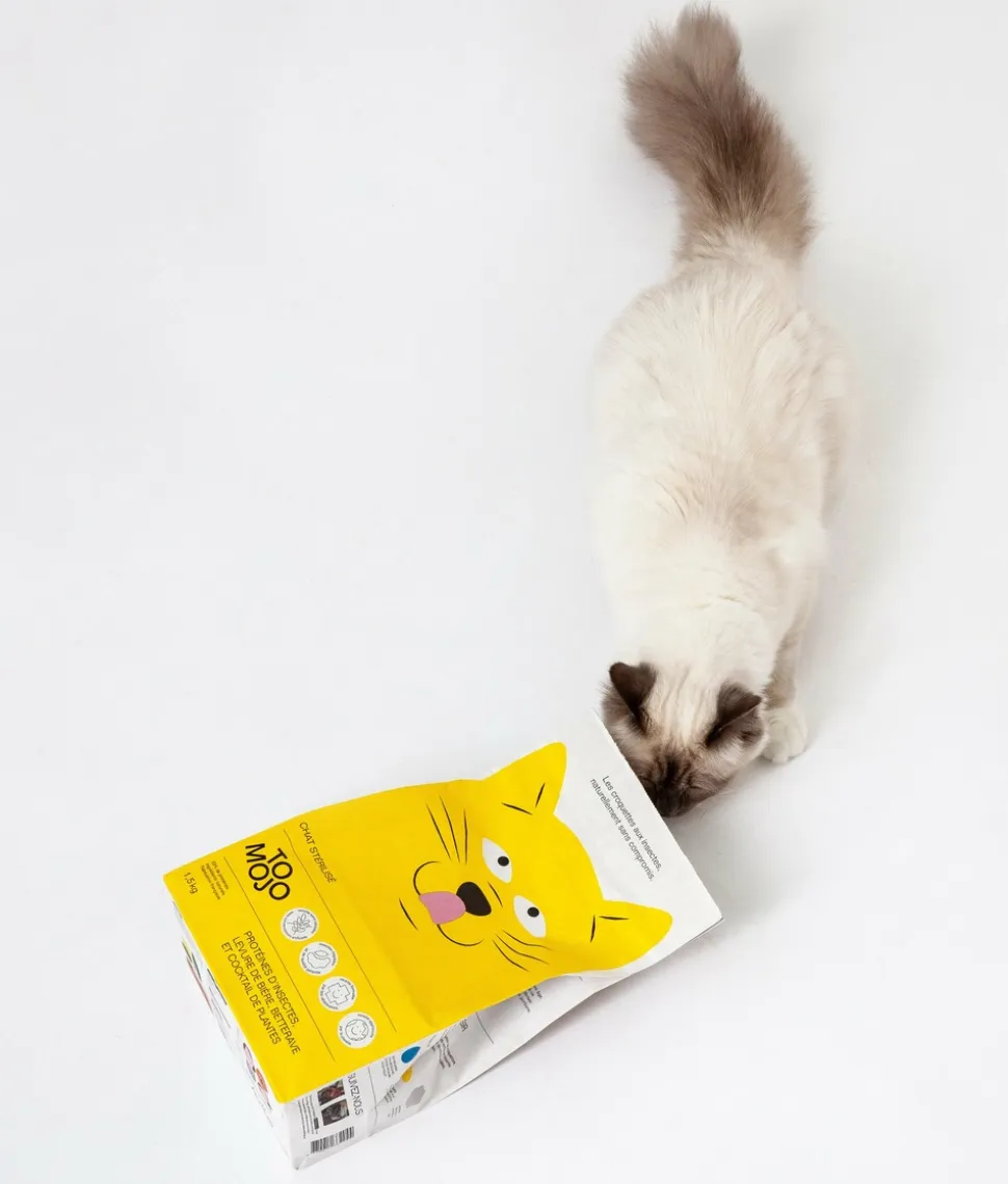 TOMOJO - Croquettes aux insectes sans céréales pour chat 2.5kg