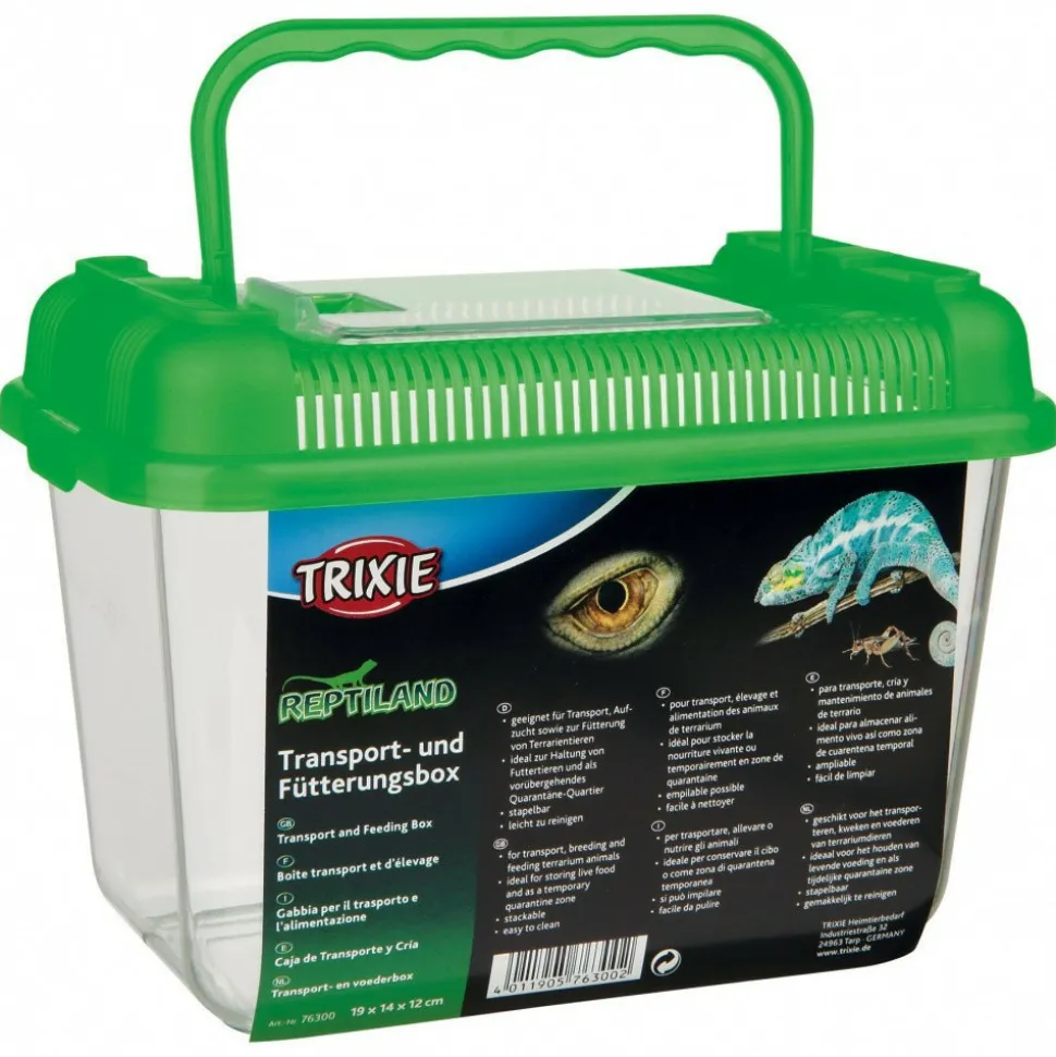 TRIXIE - Boîte transport et d'élevage 19 x 14 x 12 cm. Pour reptile. Couleur aléatoi