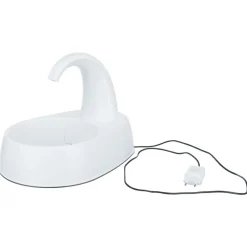 TRIXIE - Fontaine à boire pour animaux de compagnie curved stream blanc