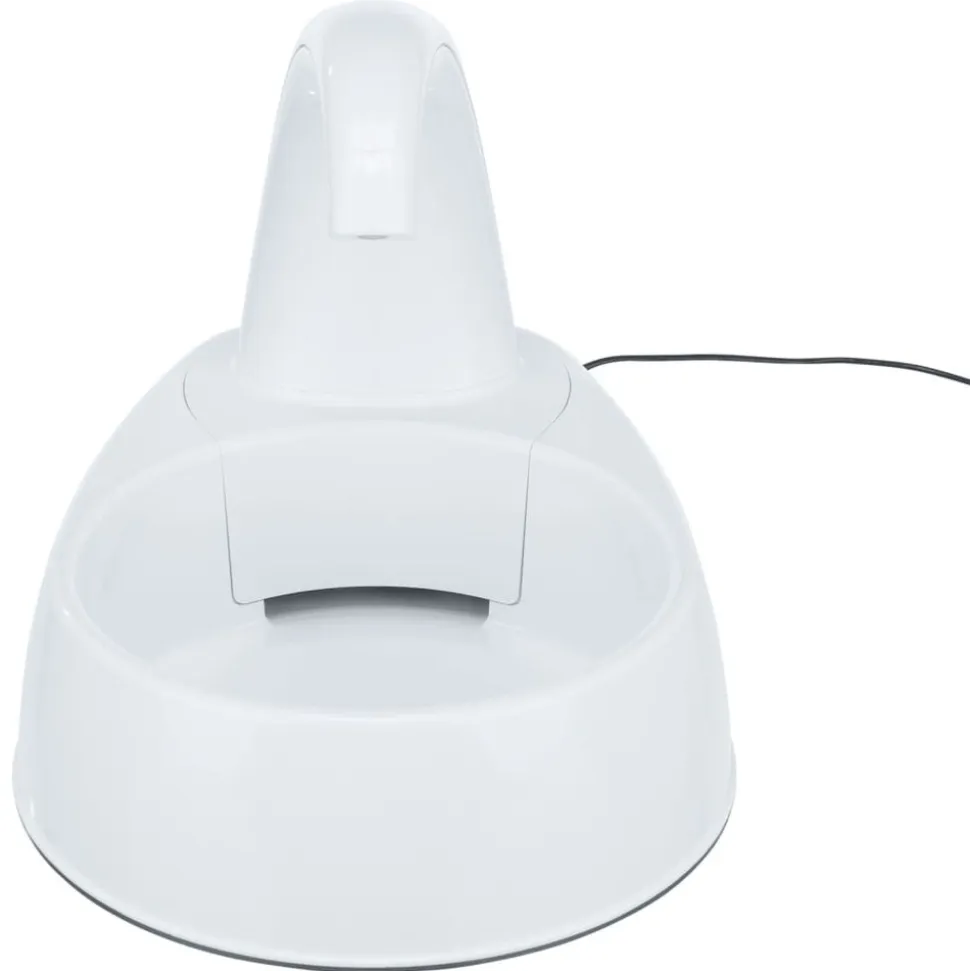 TRIXIE - Fontaine à boire pour animaux de compagnie curved stream blanc