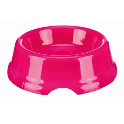 TRIXIE - Gamelle en plastique 0,25l ø 10 cm couleur aléatoire pour chien ou chat