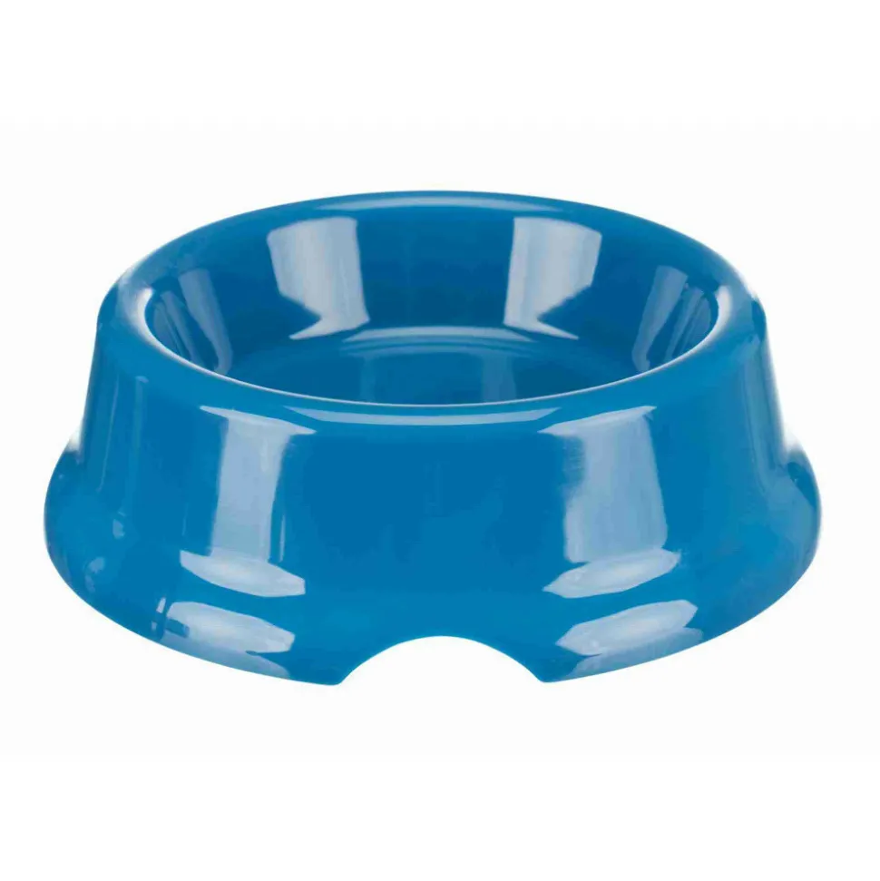 TRIXIE - Gamelle en plastique 0,25l ø 10 cm couleur aléatoire pour chien ou chat