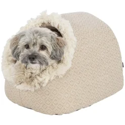 TRIXIE - Lit cachette pour animaux de compagnie boho 35x26x41 cm beige