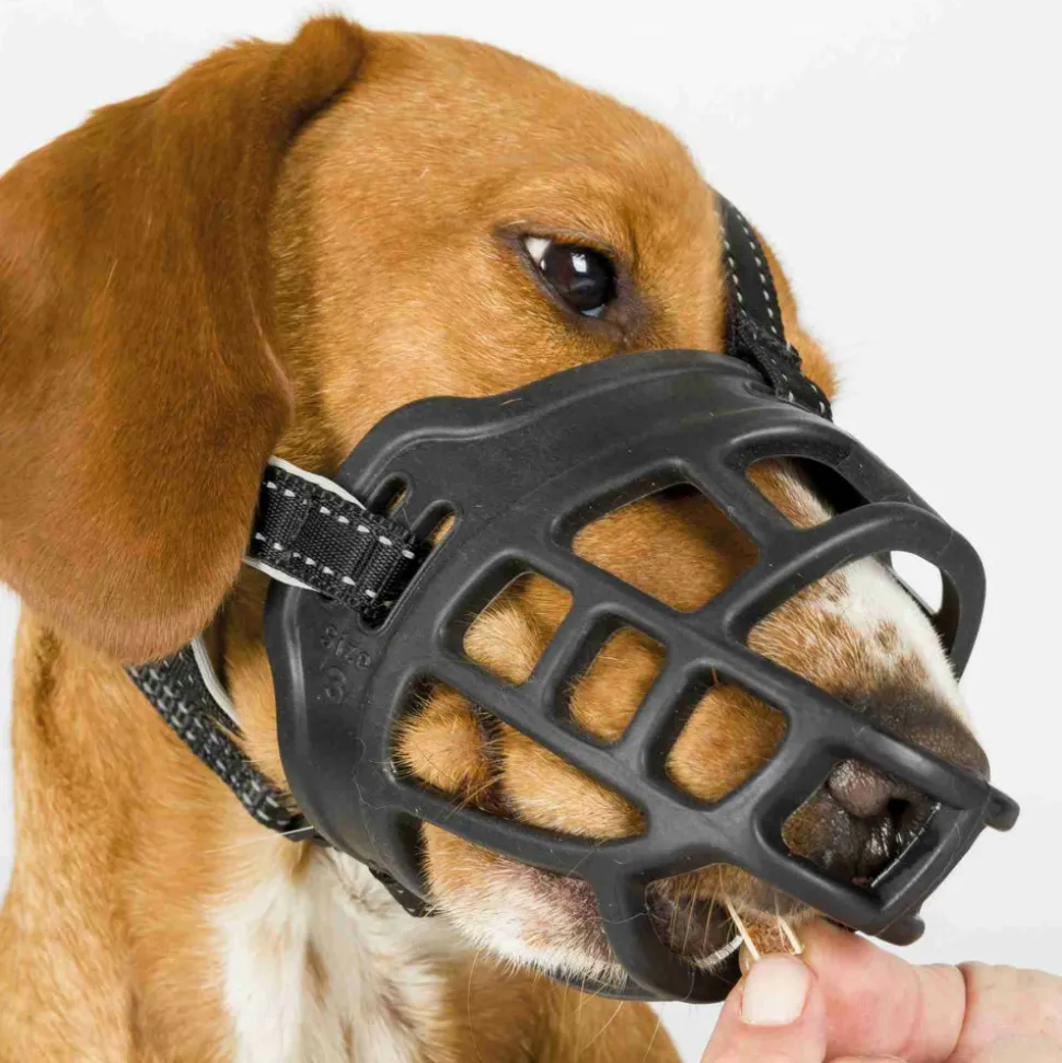TRIXIE - Museliere trixie muzzle flex - caoutchouc - taille l/xl - noir