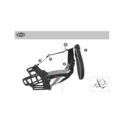 TRIXIE - Museliere trixie muzzle flex - caoutchouc - taille m/l - noir