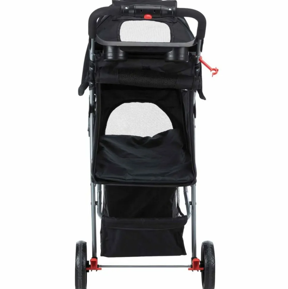 TRIXIE - Poussette pliante pour chiens et chats noir 28958