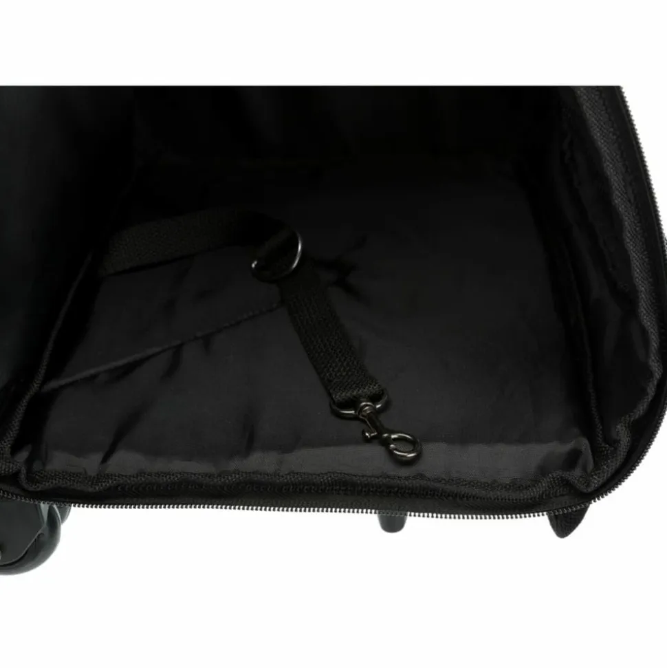 TRIXIE - Sac à dos à roulettes pour animaux de compagnie noir et gris