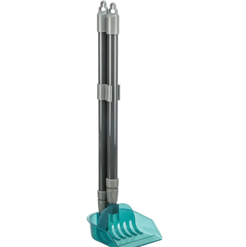 TRIXIE - Set de ramassage excréments crottes, télescopique 57-102cm pour chien