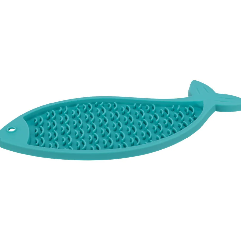 TRIXIE - Table à lécher lick'n'snack en forme poisson 28 cm pour chat