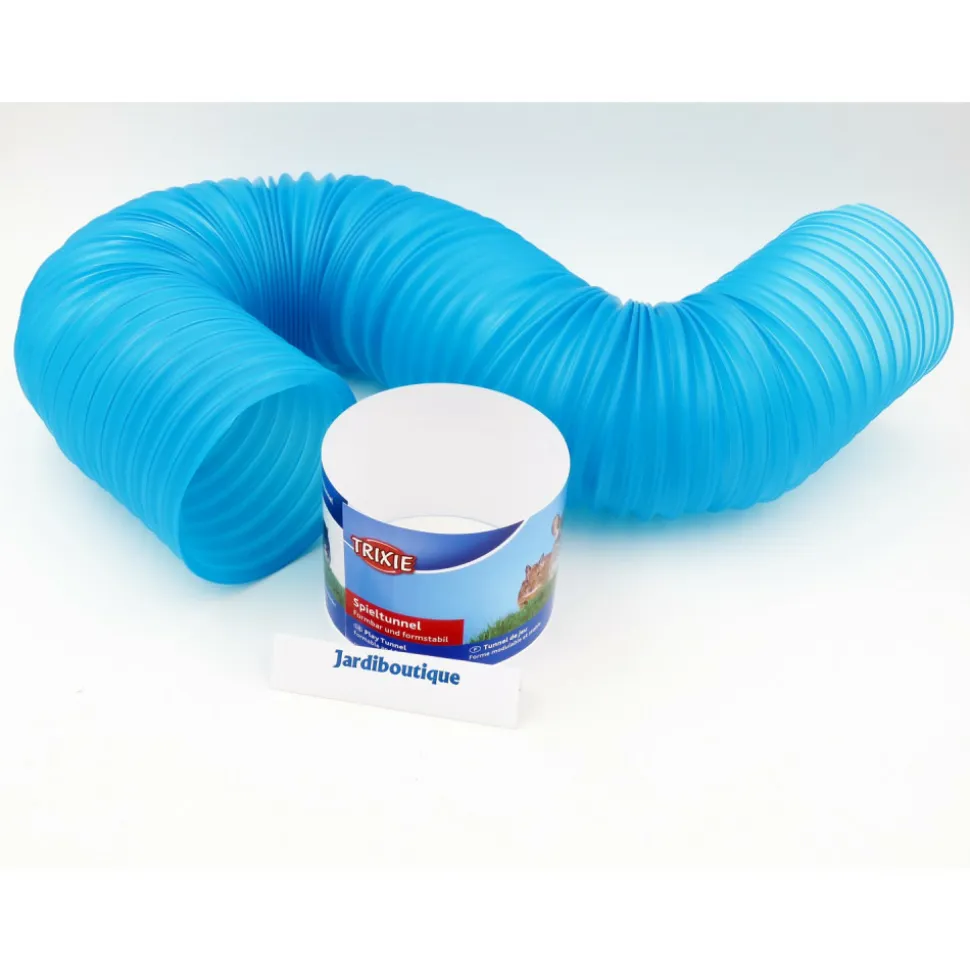 TRIXIE - Tunnel de jeu, extensible ø 10 cm 19/75 cm, rat