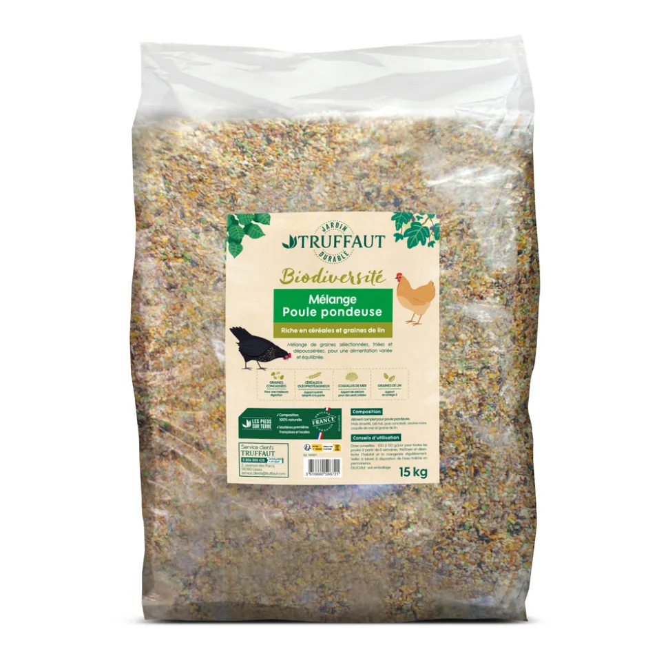 TRUFFAUT BIODIVERSITÉ - Mélange Poule pondeuse 15kg