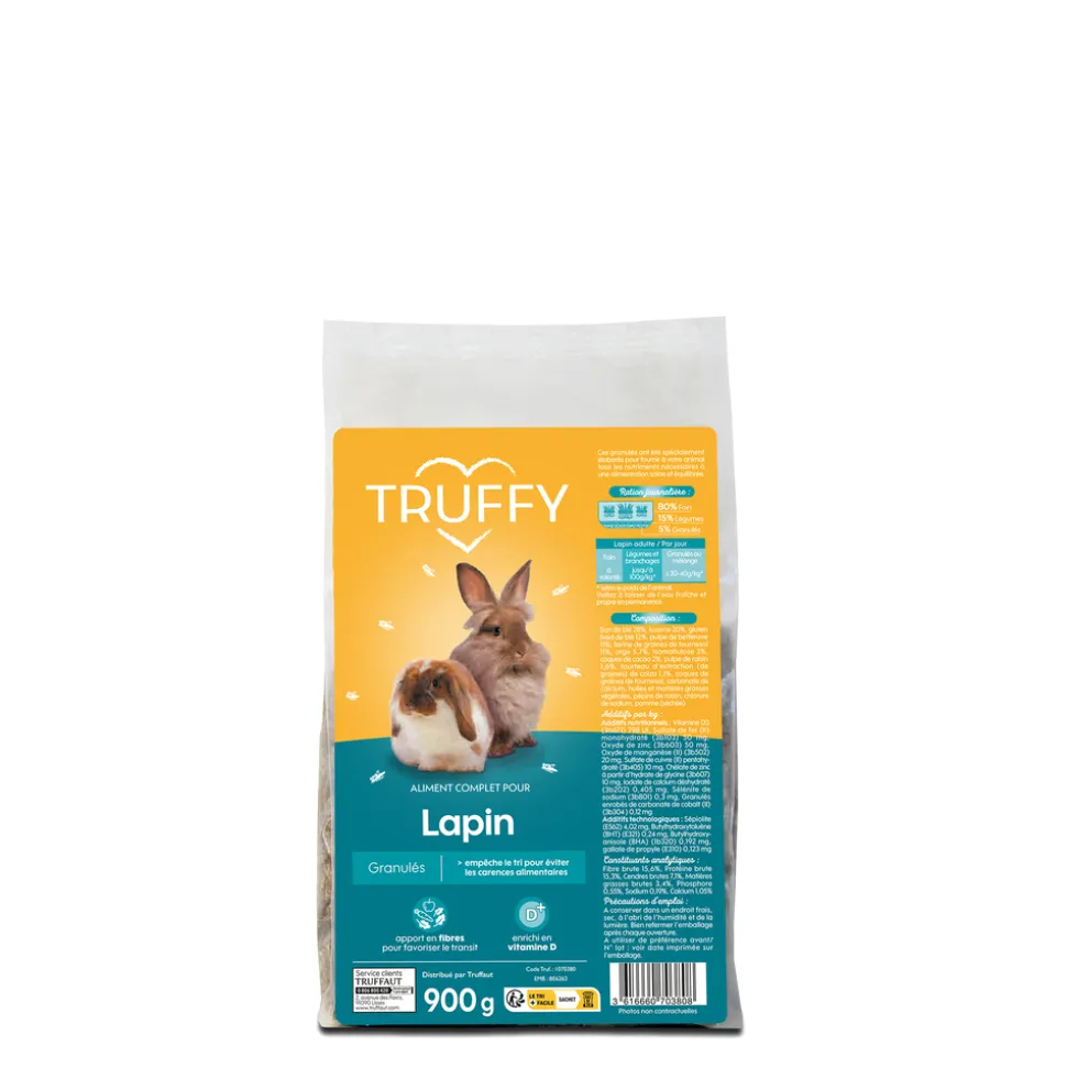 TRUFFY - Granulés pour lapin 900g