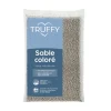 TRUFFY - Sable coloré pour aquarium d'eau douce Truffy gris 5Kg
