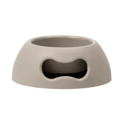 UNITED PETS - Mangeoire pour chiens pappy 1,1 l gris polypropylène 24.5 cm