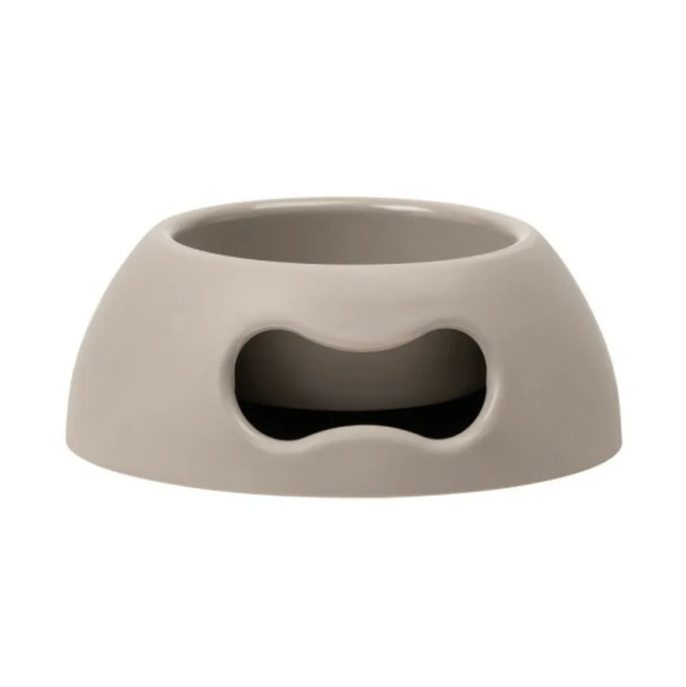 UNITED PETS - Mangeoire pour chiens pappy 1,1 l gris polypropylène 24.5 cm